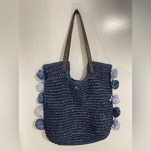 Cappelli Tote Bag with Pompoms